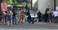 Protest at Eugene Federal Building escalates as DHS Agents get physical with demonstrators