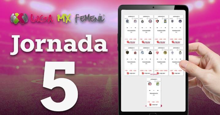 Partidos de la Jornada 5 de la Liga MX Femenil EN VIVO: ¿Dónde y a qué hora ver el Apertura 2025?