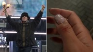 Liam Gallagher gets booed after injury results in Oasis tour moment being banned