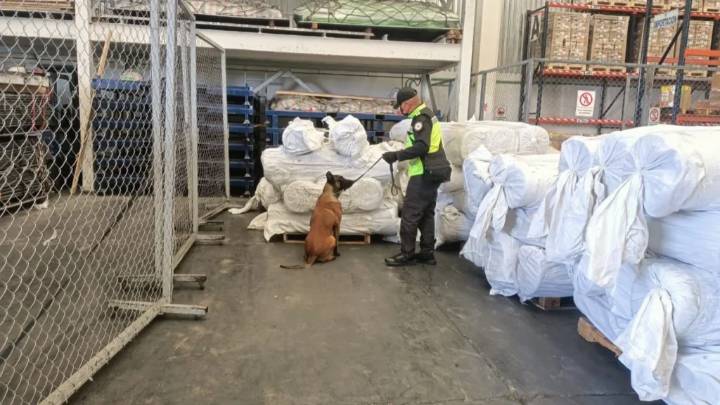 En BC aseguran 330 kilos de cocaína ocultos en un tráiler