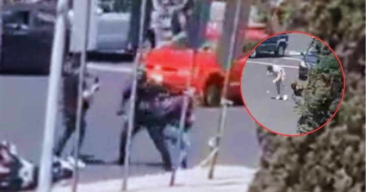 Filtran nuevo video de la riña entre policías y motociclistas que dejó un muerto