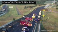 Major crash on I-20 in Dallas involves deputy's squad car