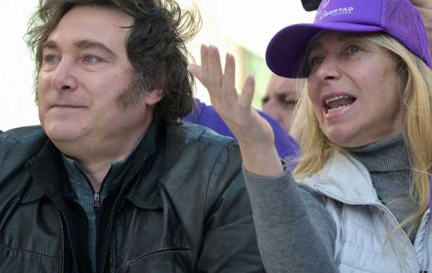 Disturbios en un acto de Karina Milei en Argentina terminan con dos detenidos