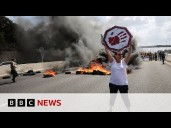 Israeli hostage families and demonstrators hold day of protests