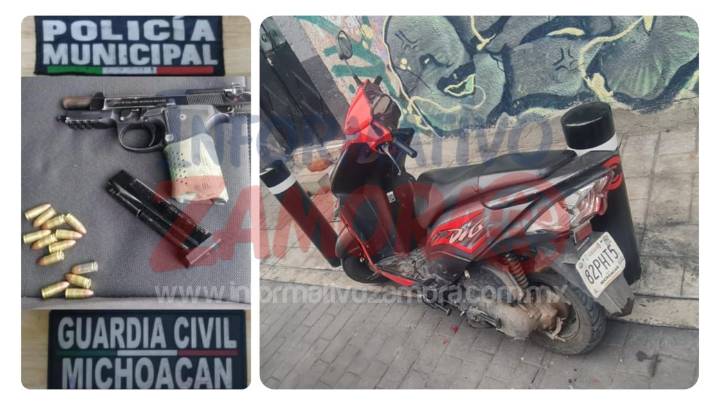 Elementos de la DSPM y GC detienen a adolescente con un arma...