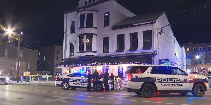 One person shot, business hit by bullets in early morning Lexington shooting