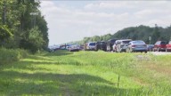 Rollover crash involving tour bus on the New York Thruway leaves several injured