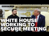 White House working to secure bilateral meeting with Putin and Zelenskyy