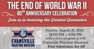 Free WWII anniversary celebration at Evansville museum Aug 31