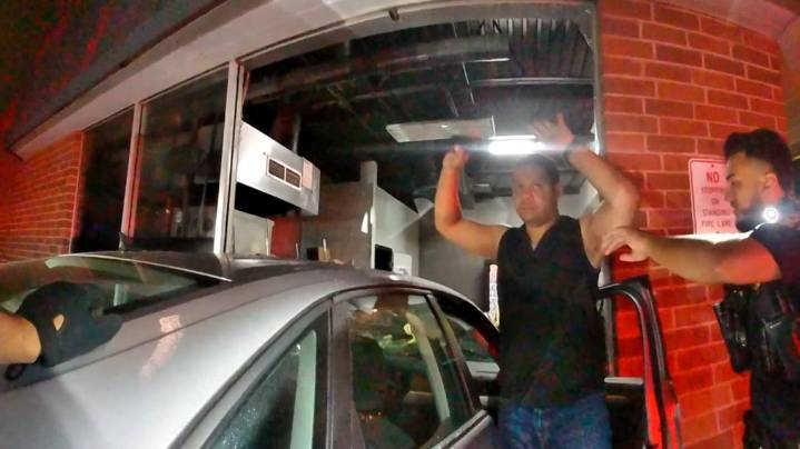 North Olmsted police: Cleveland officer arrested for OVI after crashing car into pizza shop