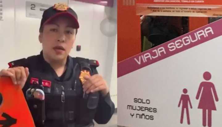 Sancionarán a policía que impidió a mujer trans entrar al área exclusiva de mujeres en el Metro