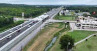 Traffic moving on new US-75 bridge in Glenpool as road work there continues
