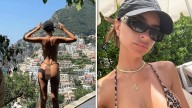 Emily Ratajkowski Flaunts Figure in Tiny Swimsuits on Italian Trip