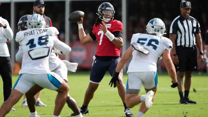 Bryce Young, C.J. Stroud reunite at joint practice, reflect on NFL journeys