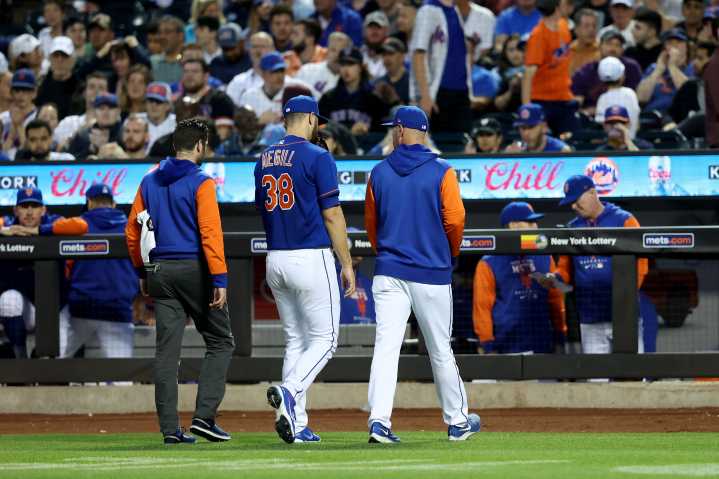 Mets’ Tylor Megill takes big step toward potential injury return