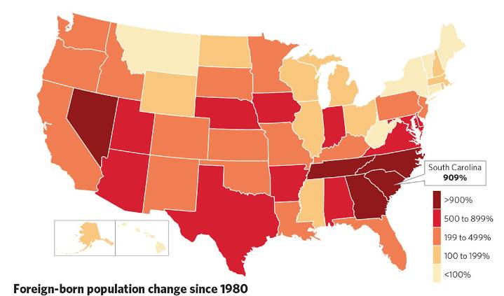 S.C. foreign-born residents reach historic high level