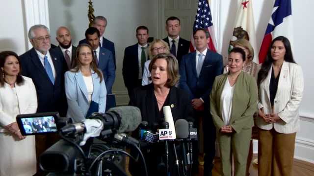 Texas Democrats head to California during walkout