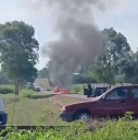 Explota camioneta con pirotecnia durante peregrinación en Zacatecas; varios lesionados
