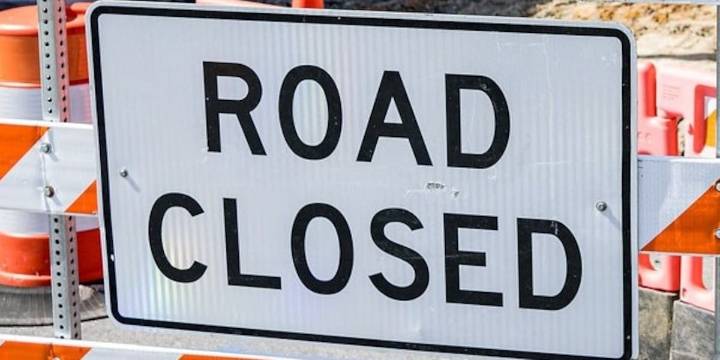 Exit 168 closure ahead on I