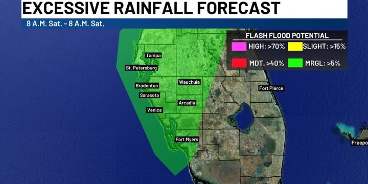 Excessive rainfall possible this weekend