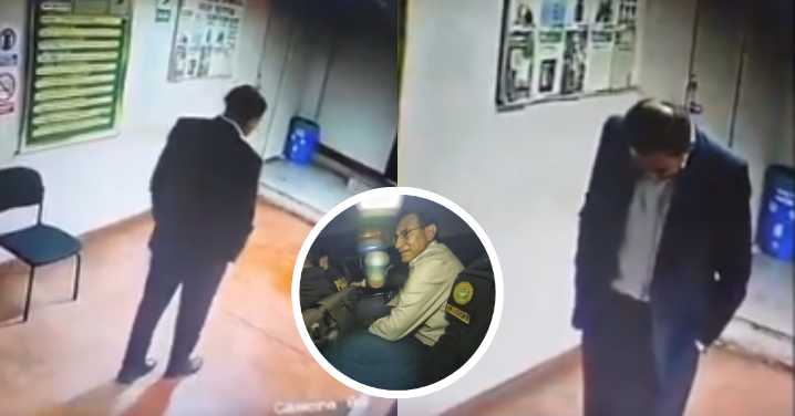 Martín Vizcarra pasó la noche en carceleta del Poder Judicial tras recibir cinco meses de prisión preventiva