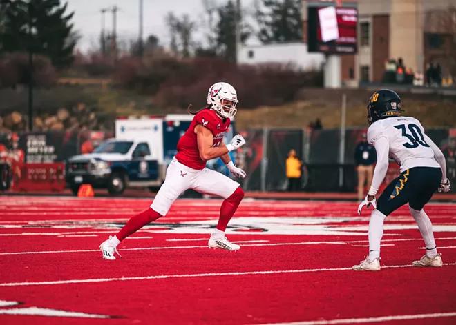 Eastern Washington University athletic director Tim Collins strives 
to make the Eagles Spokane County's college football team