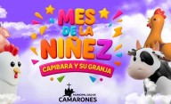 Camarones celebra el mes de la niñez con capibara y su granja