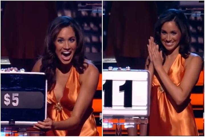 Así fue el paso de Meghan como “valijera” de la versión estadounidense de Trato hecho