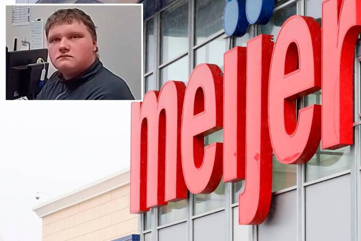 Supermarket chain Meijer under fire after manager has autistic deli worker arrested for allegedly stealing 'orders of chicken and fruit cups': bodycam video