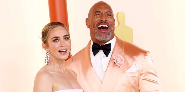 Dwayne Johnson Says ‘Best Friend’ & Co-Star Emily Blunt Helped Him with ‘The Smashing Machine’ | Dwayne Johnson, Emily Blunt, The Rock, The Smashing Machine