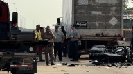 Motorcyclist dies after crashing into 18-wheeler on Interstate 10 in Rose City