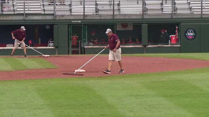 Grounds crews busy prepping fields at the Little League World Series