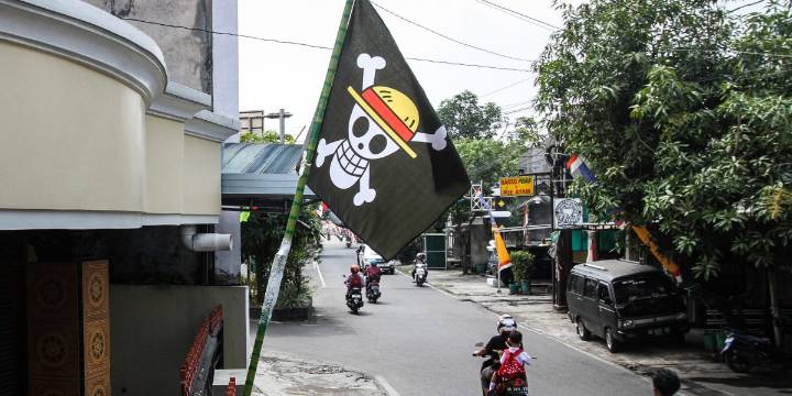The pirate flag from anime 'One Piece' is Indonesia's newest protest symbol