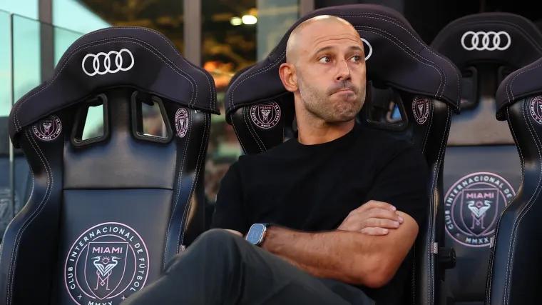 Can managers sit in stands when sent off? Explaining head coach rules as Mascherano uses phone after red card