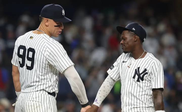 NY Yankees star Jazz Chisholm Jr. shares emotional moment with teammate Aaron Judge