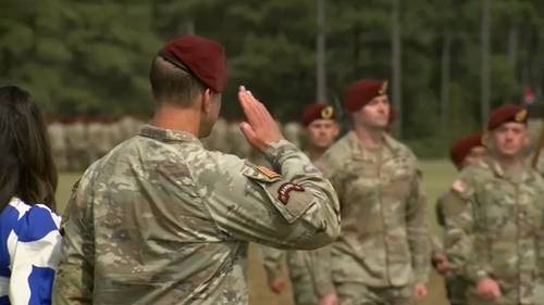 Fort Bragg holds change of command ceremony