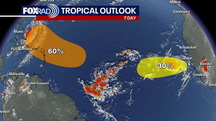 Watching 2 tropical waves in the Atlantic: What to know