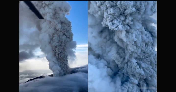VIDEO: Tras siglos de permanecer dormido, hace erupción el volcán Krashenínnikov