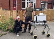 We went out with the Evri parcel robot dog in Leeds