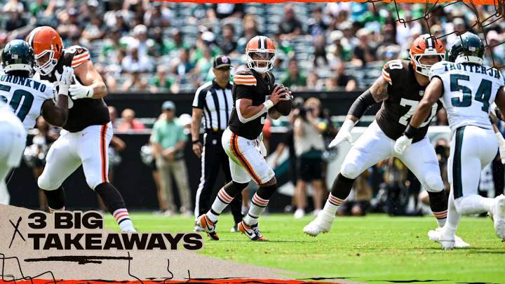 Dillon Gabriel leads Browns' offense with poise in preseason debut
