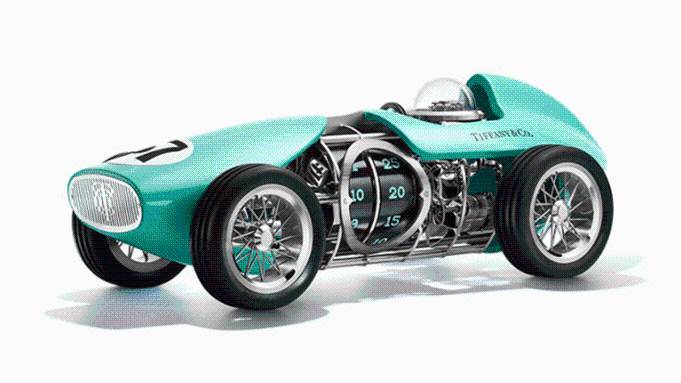 Tiffany's Unveils New Editions of Its Race Car and Airplane Clocks