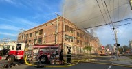 Former school building set to be demolished on fire in Atlantic City