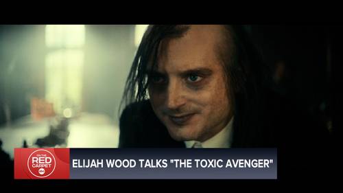 Elijah Wood talks about his 'over-the-top' and 'absurd' new film, 'The Toxic Avenger'