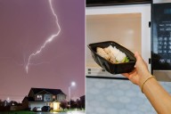 Woman Says She Has Nerve Damage After Using Microwave During Lightning Storm