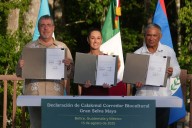 Firman México, Guatemala y Belice acuerdo para proteger y preservar la Gran Selva Maya