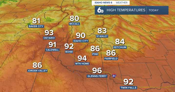 Cooler Temps and Thunderstorm Chances Arrive After Today’s Heat Hump