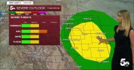 Large hail and tornadoes are a possibility in Colorado on Saturday