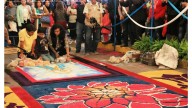 Buscan Tlaxcala y Guatemala que Unesco declare a alfombras Patrimonio Cultural Inmaterial