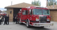 Fire Department Welcomes New Engine with Push In Ceremony Wednesday