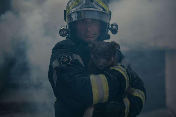 Firefighters Rescue Dog, Injured Man in Pico